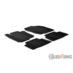 Original Gledring Passform Fußmatten Gummimatten 4 Tlg.+Fixing - Toyota Rav4 2006-2013 5Türig